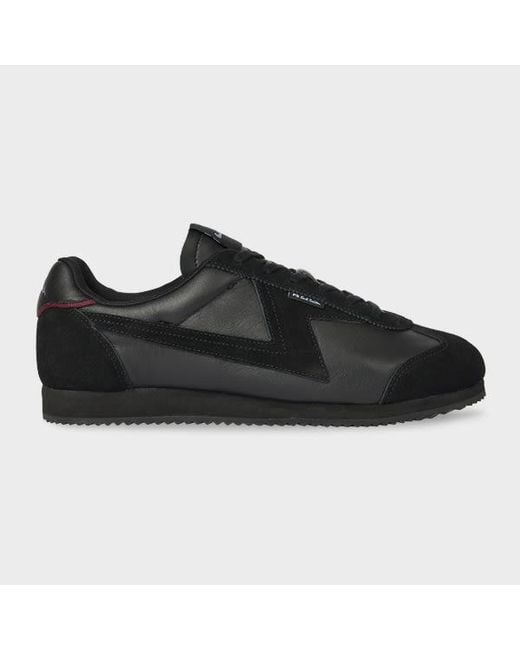 Paul Smith Black Tonal 'Atlanta' Trainers for men