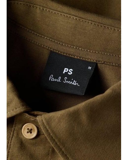 Paul Smith Green Cotton Polo Shirt for men