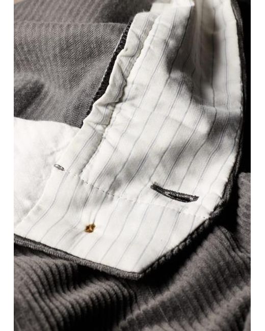 Paul Smith Gray Relaxed-Fit Corduroy Trousers for men
