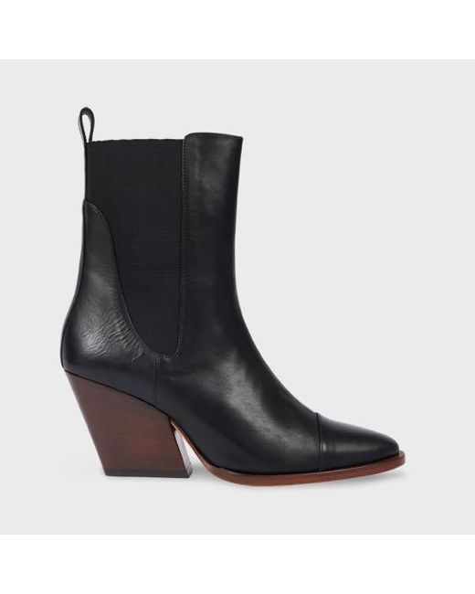 Paul Smith Black Leather Penelope Chelsea Boots W1S-PEN02-LLEA-79