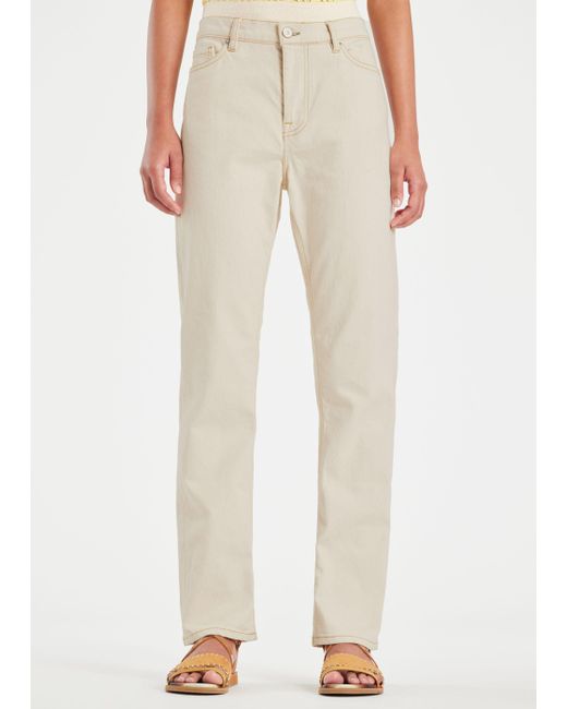 Paul Smith Natural Womens Straight Fit Jean