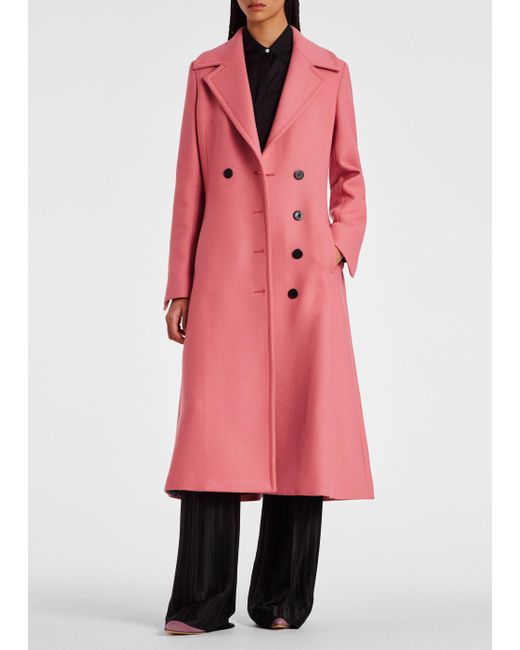 Paul Smith Pink Womens Coat