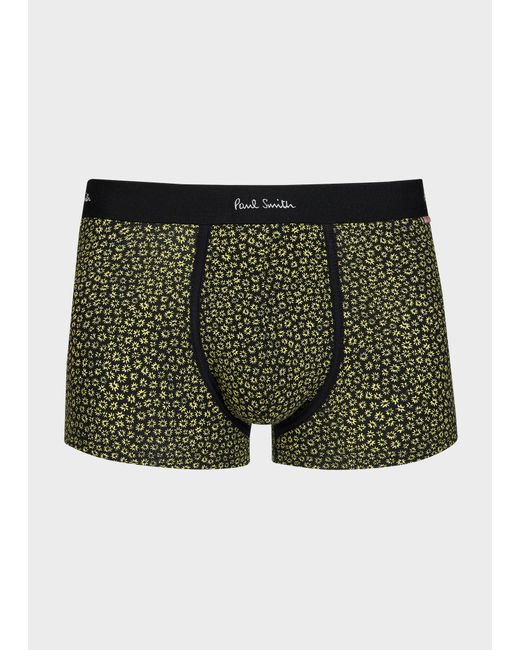 Paul Smith Green And 'Daisies' Boxer Briefs for men