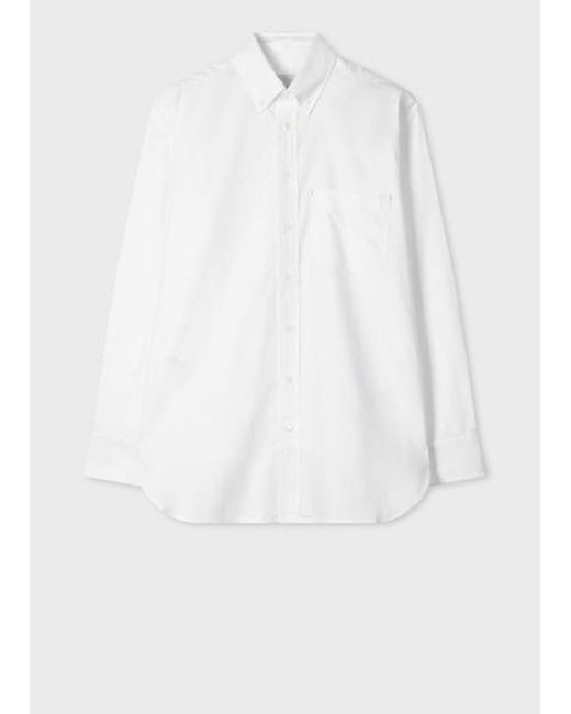 Paul Smith White Oxford Cotton Shirt for men