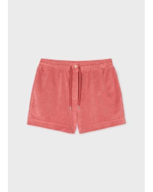 Paul Smith Red Towelling Shorts