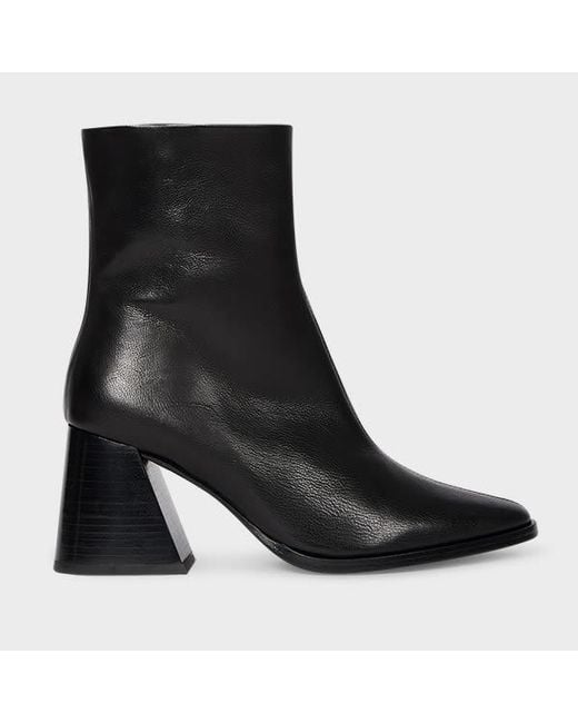 Paul Smith Black Leather 'Baylis' Boots