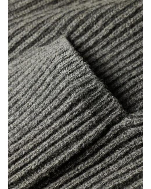 Paul Smith Gray Lambwool Shawl Collar Cardigan for men
