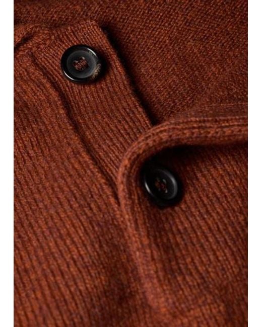 Paul Smith Red Merino Wool Long-Sleeve Polo Shirt for men