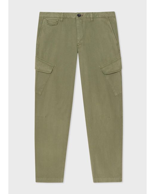 PS by Paul Smith Green Mens Cargo Trouser Bs Zeb for men