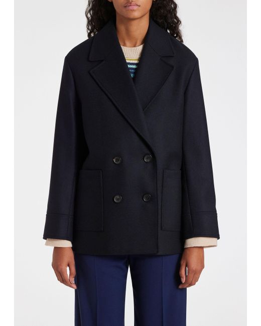 PS by Paul Smith Blue Womens Coat