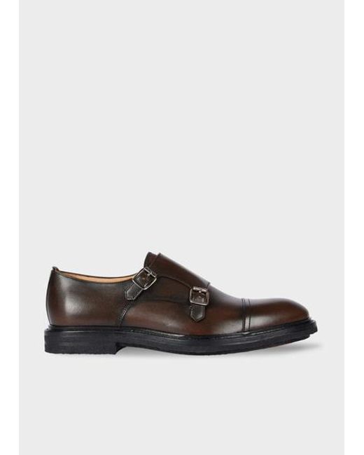 Paul Smith Brown 'Temple' Shoes for men