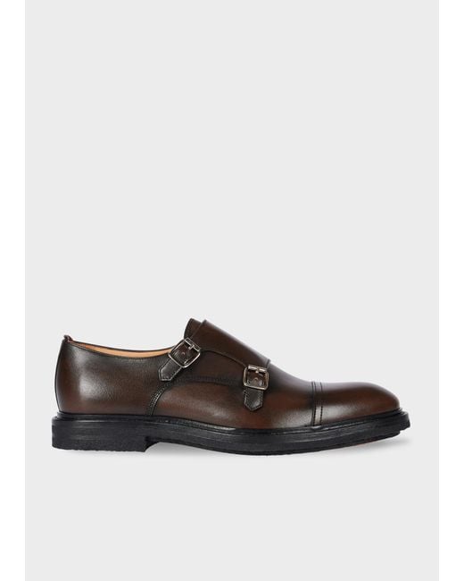 Paul Smith Brown 'Temple' Shoes for men