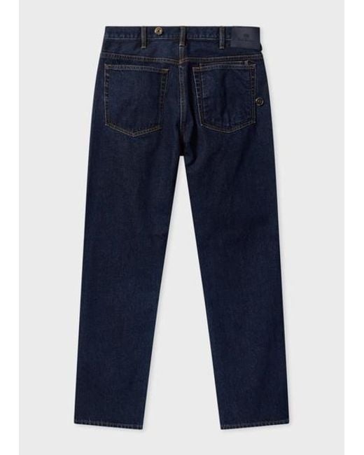Paul Smith Blue Relaxed Tapered-Fit Jeans for men