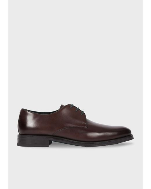 Paul Smith Brown Dark Leather 'George' Shoes for men