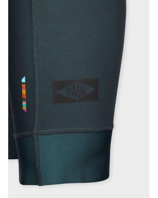 Paul Smith Blue Cycling Bib Shorts for men