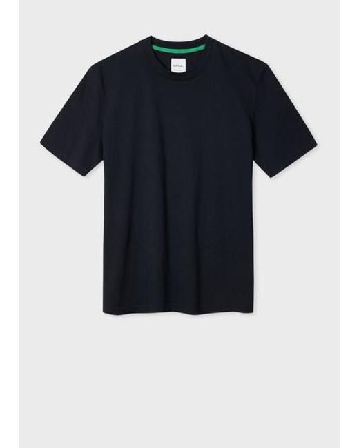 Paul Smith Blue Heavy Weight Cotton T-Shirt for men