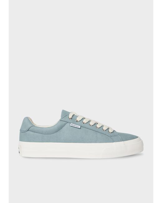Paul Smith Blue Light Canvas 'Amos' Trainers for men