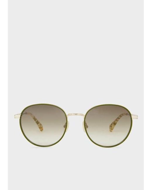 Paul Smith Natural And 'Mabley' Sunglasses