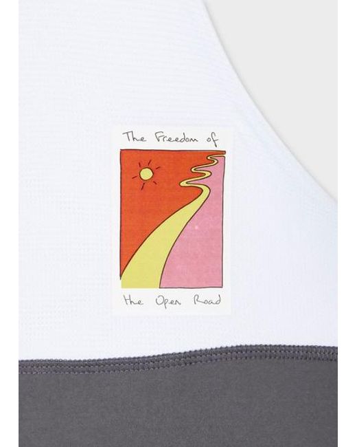 Paul Smith Blue Cycling Bib Shorts for men