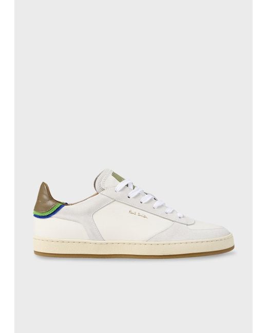 Paul Smith White 'Destry' Trainers for men