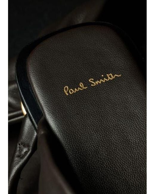 Paul Smith Brown 'Lorrha' Leather Sandals