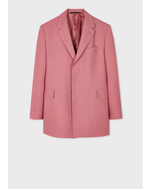 Mens clearance pink overcoat