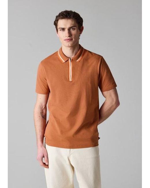Paul Smith Multicolor Contrast Tipping Zip Polo Shirt for men