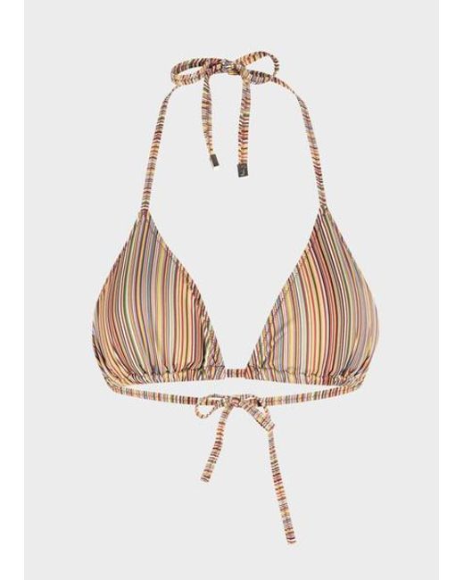 Paul Smith Pink Triangle Bikini Top