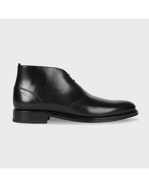 Paul Smith Black Leather 'Wilbur' Boots for men
