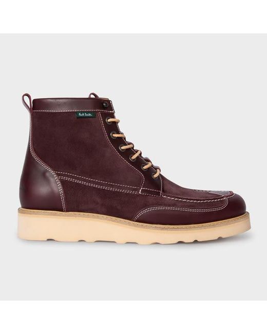 PS by Paul Smith Brown Mens Shoe Tufnel Bordo for men