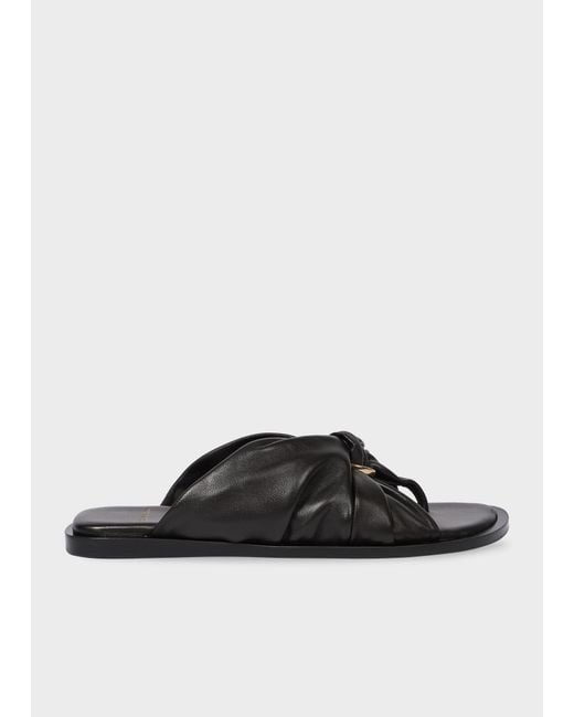 Paul Smith Brown 'Lorrha' Leather Sandals
