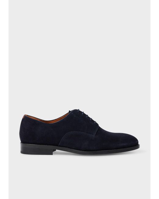 Paul Smith Dark Suede Fes Shoes in Blue for Men Lyst UK