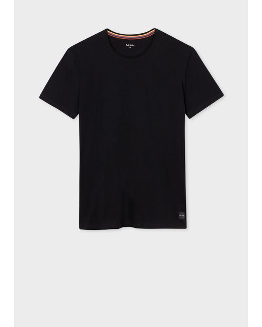 Paul Smith Black Cotton Lounge T-shirt for men