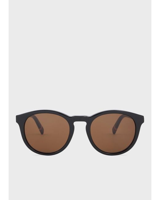 Paul Smith Brown 'Poulcott' Sunglasses