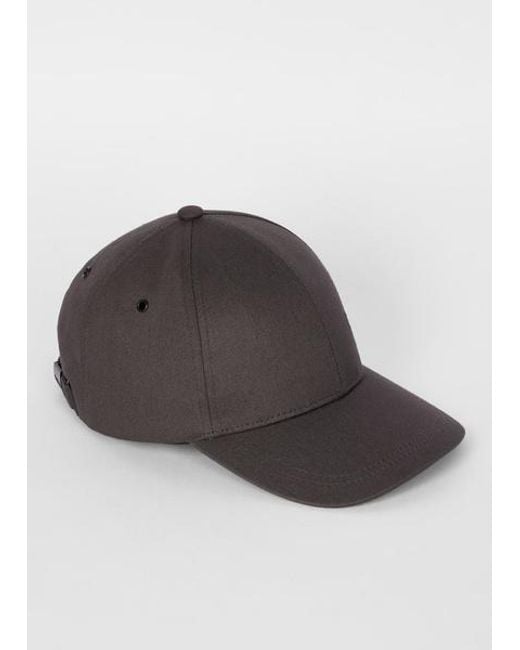 Paul Smith Brown Dark Zebra Logo Cap for men
