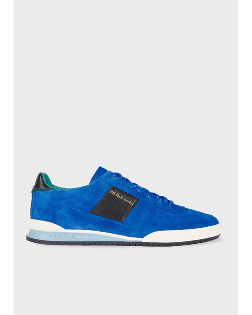 Paul Smith Blue Cobalt Suede 'Rye' Trainers for men