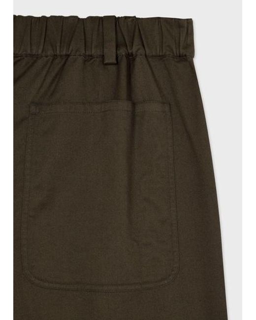 Paul Smith Black Embroidered Paisley Shorts for men