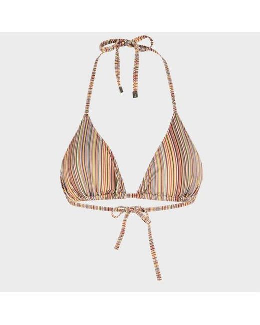 Paul Smith Pink Triangle Bikini Top