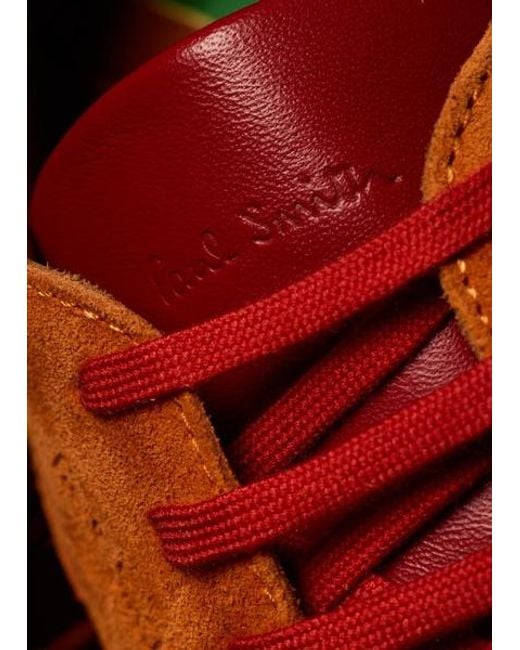 Paul Smith Orange 'Marini' Trainers for men