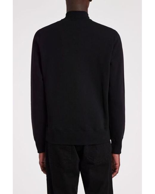 Paul Smith Black Mens Reg Fit Zip Bomber Zebra for men