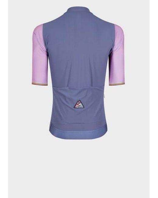 Paul Smith Blue Cycling Jersey for men
