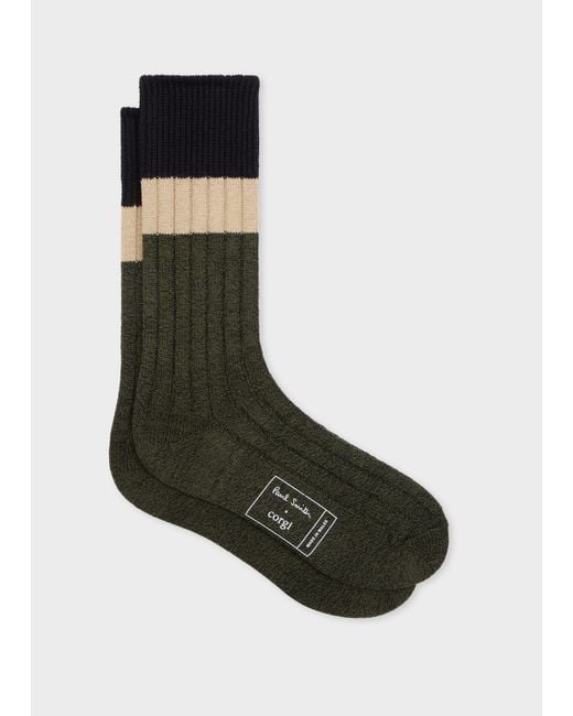 Paul Smith Black And Cotton Socks for men