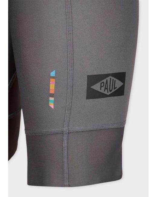 Paul Smith Blue Cycling Bib Shorts for men