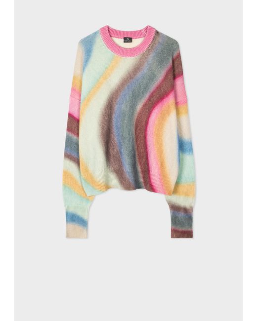 Paul Smith White Womens Knitted Pullover Crew Neck