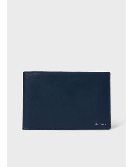 Paul Smith Blue 'London And Paris Travel' Wallet for men