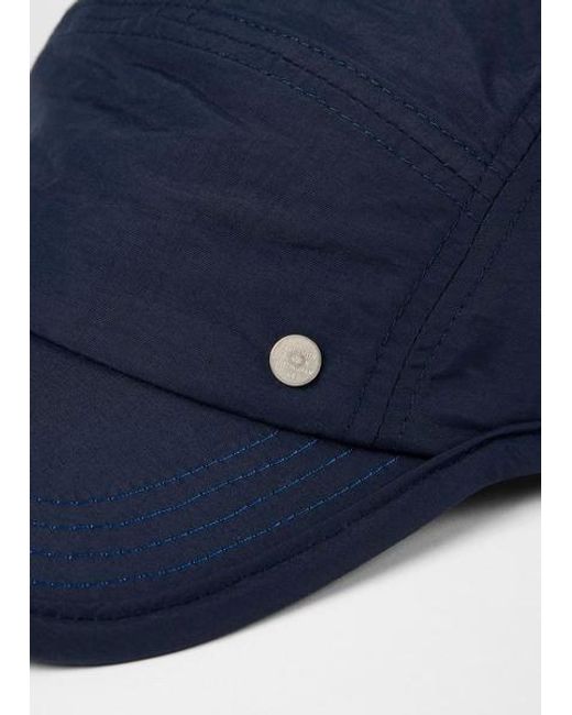 Paul Smith Blue Nylon Cap for men