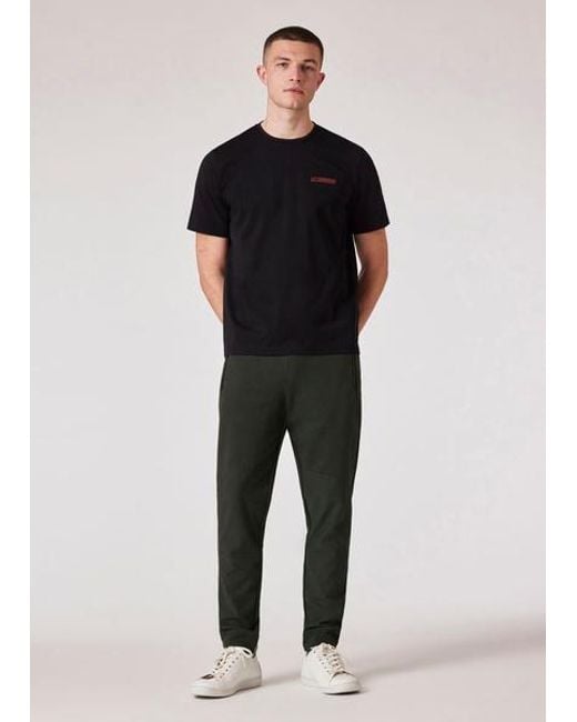 Paul Smith Green Slim-Fit Stretch-Cotton Track Pants for men