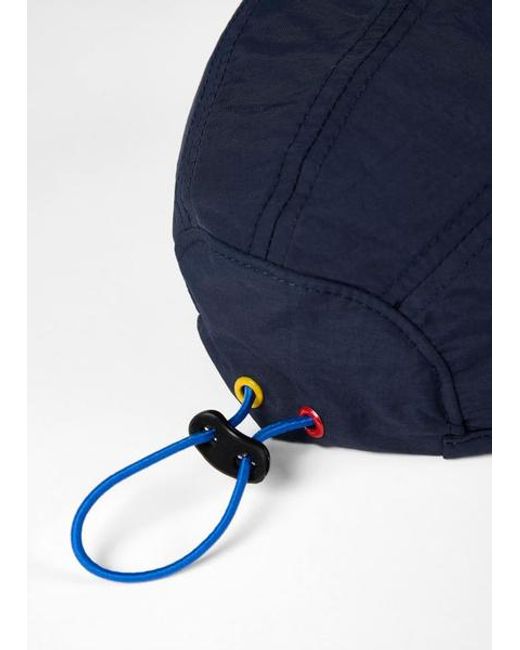 Paul Smith Blue Nylon Cap for men