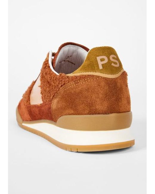 Paul Smith Brown Burnt 'Dover' Trainers