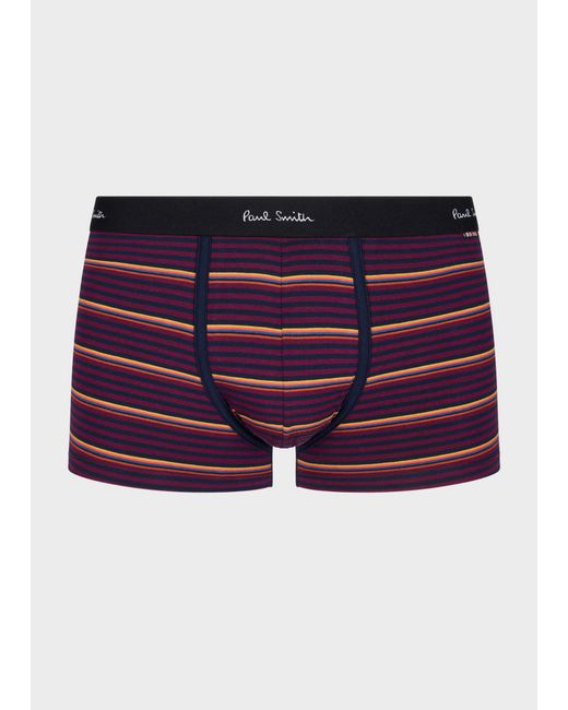 Paul Smith Purple And Stripe Boxer Briefs for men